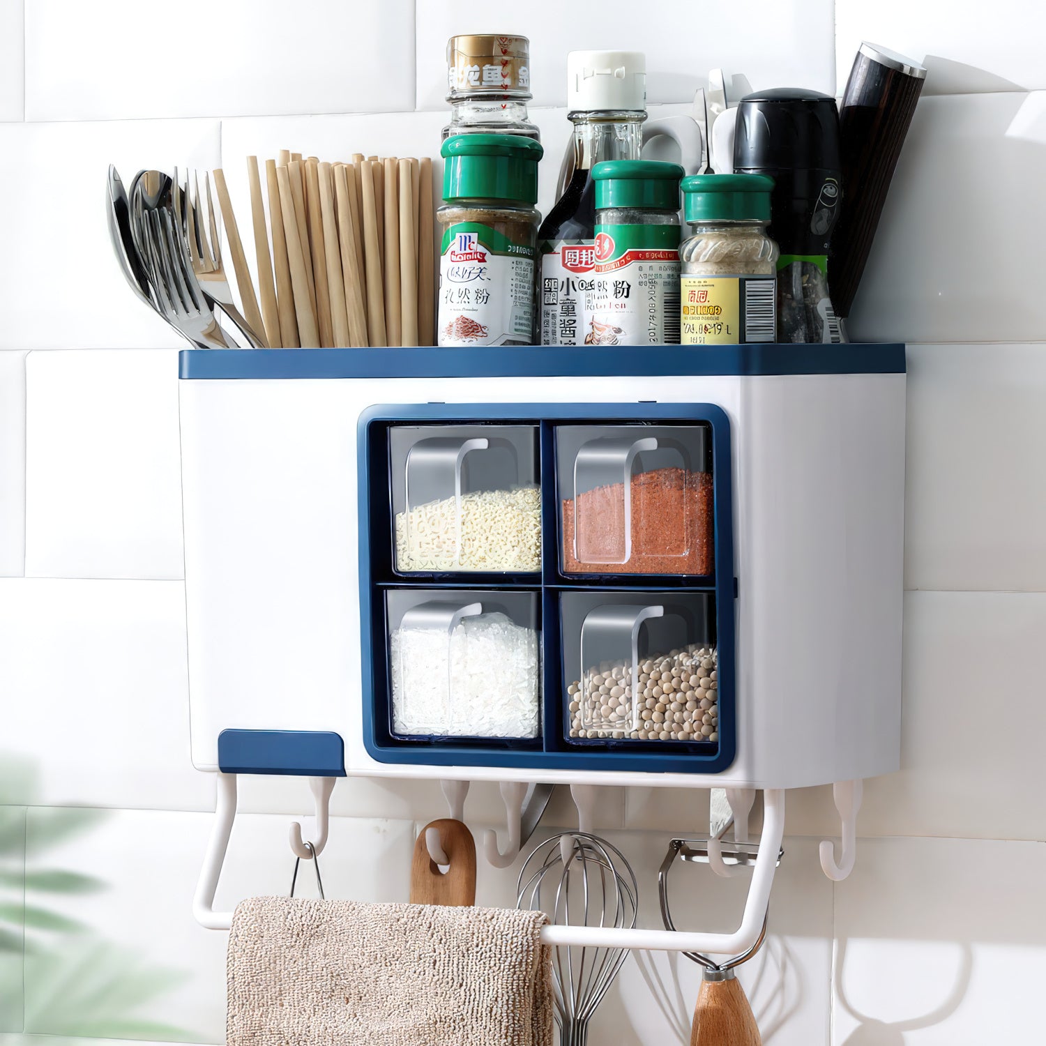 SeasonRack - Simple Wall-Mounted Spice Organizer