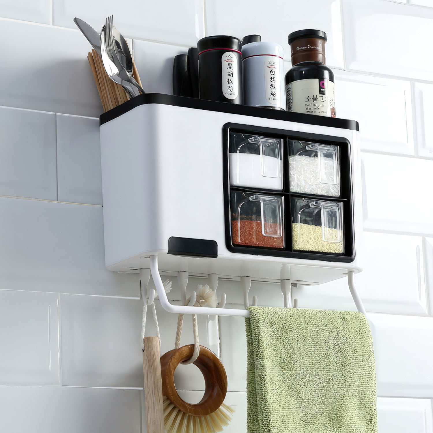 SeasonRack - Simple Wall-Mounted Spice Organizer